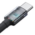 Kabel Baseus Cafule USB-C do USB-C 100W,2m, 2szt (czerwono-czarny, szaro-czarny)