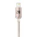 Kabel USB do iP Baseus Crystal Shine, 2.4A, 2m (różowy)