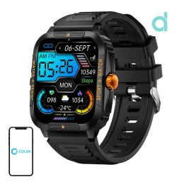 Smartwatch Colmi P76 (czarno- pomarańczowy)