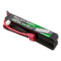 Akumulator Gens ace 25C 3000mAh 2S2P 7.4V Saddle Airsoft Gun Lipo z konektorem Mini Deans(T) Plug