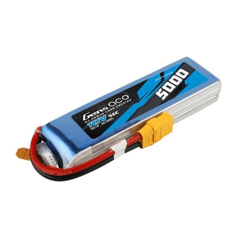 Akumulator Gens ace 5000mAh 11.1V 45C 3S1P lipo z konektorem XT90 Plug