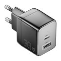 Ładowaka sieciowa, Essager, ECT33W-LJB01-Z, GaN, 1xUSB-A, 1xUSB-C, 33W (czarna)