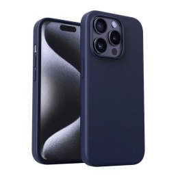 Etui Aukey PC-GJ10C do iPhone 15 Pro (burzowy błękit)