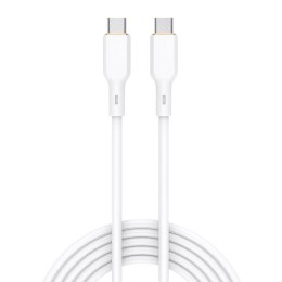 Kabel USB-C do USB-C Aukey CB-SCC102, 100W, 1.8m (biały)