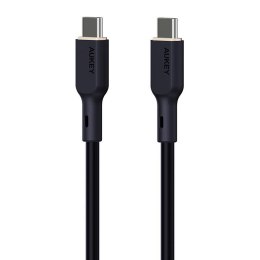 Kabel USB-C do USB-C Aukey CB-SCC142, 140W, 1.8m (czarny)