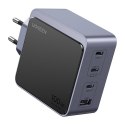 Ładowarka sieciowa Ugreen Nexode Air 100W, 3x USB-C, USB (szara)