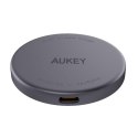 Magnetyczna ładowarka MagFusion Aukey LC-MC10, 15W Qi2 (czarna)