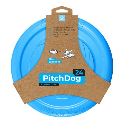 Frisbee/dysk do rzucania dla psa Waudog 24 cm, niebieski