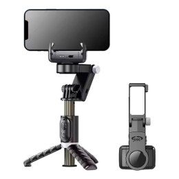 Gimbal/statyw z lampą APEXEL Q18 (czarny)