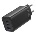 Ładowarka sieciowa Vention FEDB0-EU 2xUSB-C 1xUSB-A 65W/30W/30W GaN (czarna)