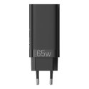 Ładowarka sieciowa Vention FEDB0-EU 2xUSB-C 1xUSB-A 65W/30W/30W GaN (czarna)