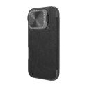 Etui Nillkin Qin Prop Leather iPhone 16 Pro Max (czarny)