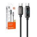 Kabel USB-C do USB-C Mcdodo CA-4250, 100W, wyświetlacz LED, 1.2m