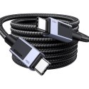 Kabel ładujący Ugreen USB-C to USB-C PD L512 (szary) 0,5m