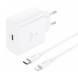 Ładowarka sieciowa Foneng EU62 45W USB- C + kabel USB-C do lightning (biała)