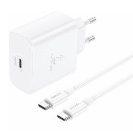 Ładowarka sieciowa Foneng EU62 USB-C 45W + kabel USB-C (biała)