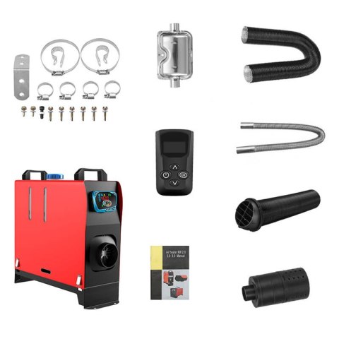 Ogrzewanie postojowe / nagrzewnica Blitzwolf BW-AH-V1B 5kw, 12V z wejściem AC + adapter