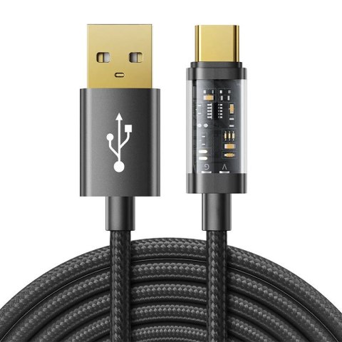 Kabel USB do USB-C Joyroom S-UC027A12 3A, 1.2m (czarny)