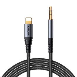 Kabel audio lightning do mini jack 3,5mm AUX Joyroom SY-A06, 1,2m (czarny)