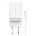 Ładowarka sieciowa Foneng K300 18W, 1xUSB 3A + Kabel USB Lightning