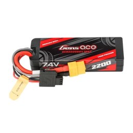 Akumulator Lipo Gens ace G-Tech 2200mAh 7.4V 2S1P 60C GRP-76 Hardcase z wtyczką XT60