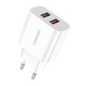 Ładowarka sieciowa Foneng EU45 12W, 2x USB + Kabel USB Lightning