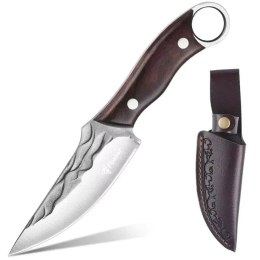 FOXTER® NÓŻ MYŚLIWSKI KUCHENNY SZEFA KUCHNI POKROWIEC UNIWERSALNY OSTRY 22CM