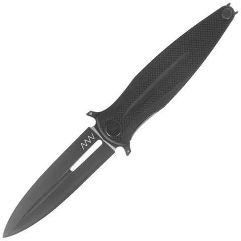 Nóż składany ANV Knives Black G10, DLC Sleipner Steel (Z400 BB)