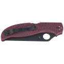 Nóż składany Spyderco Stretch 2 XL Sprint Run Burgundy FRN, TiCN Micro-Melt PD#1 by Sal Glesser (C258BGBKP)