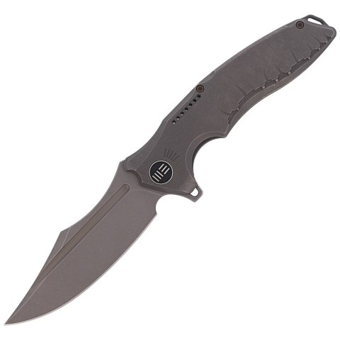 Nóż składany WE Knife Chimera Gray Titanium, Bead Blast, Stonewashed CPM S35VN (814B)