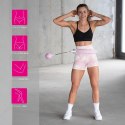 ZESTAW HULA HOP HHW06 PINK Z PIŁKĄ GRAWITACYJNĄ I LICZNIKIEM HMS + PAS BR163 BLACK