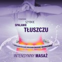 ZESTAW HULA HOP MAGNETYCZNY VIOLET HHM14 Z LICZNIKIEM HMS + PAS WYSZCZUPLAJĄCY BR163 BLACK