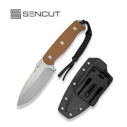 Nóż Sencut Toxodon Brown G10, Stonewashed 9Cr18MoV (S24036-3)