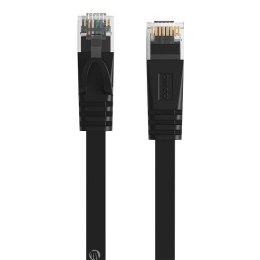 Płaski kabel sieciowy Ethernet Orico, RJ45, Cat.6, 1m (czarny)