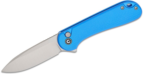 Nóż składany Civivi Elementum II Button Lock Blue Aluminium Nitro-V