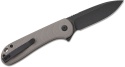 Nóż składany Civivi Button Lock Elementum II Gray Aluminium, Black Stonewashed Nitro-V (C18062PD-1)
