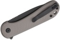 Nóż składany Civivi Button Lock Elementum II Gray Aluminium, Black Stonewashed Nitro-V (C18062PD-1)