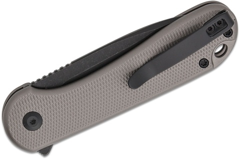 Nóż składany Civivi Button Lock Elementum II Gray Aluminium, Black Stonewashed Nitro-V (C18062PD-1)
