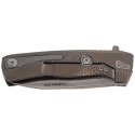 Nóż składany LionSteel ROK Bronze Titanium, Satin M390 by Molletta (ROK B)