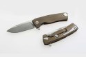 Nóż składany LionSteel ROK Bronze Titanium, Satin M390 by Molletta (ROK B)