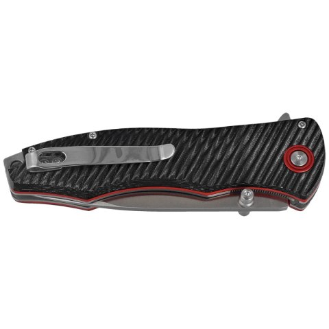 Nóż składany Muela Panzer-10BM Black Micarta, Satin D2