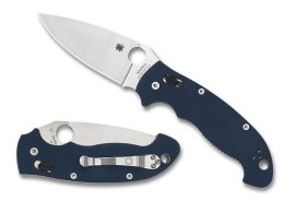 Nóż składany Spyderco Manix 2 XL Cobalt Blue, Satin CPM SPY27 by Eric Glesser (C95GPCBL2)