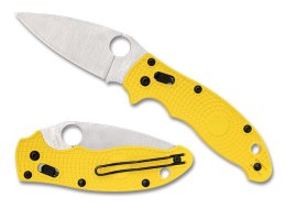 Nóż składany Spyderco Manix 2 Salt Yellow FRN, Satin MagnaCut by Eric Glesser (C101PYL2)