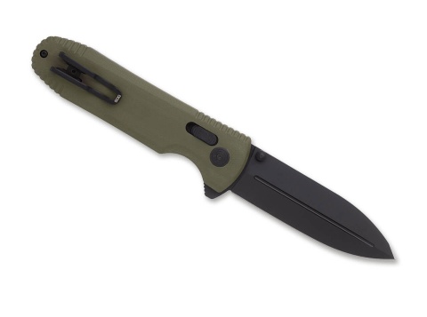 SOG Pentagon XR OD Green - Nóż Składany, 21,3 cm, G10, Flipper