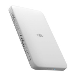 Powerbank magnetyczny ESR Qi2 MagSlim 5000 mAh (biały)