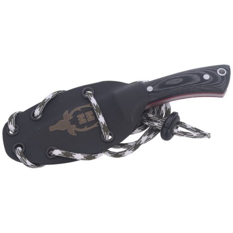Nóż na szyję Muela Peccary-8M Neck Knife Black Micarta, Satin X50CrMoV15