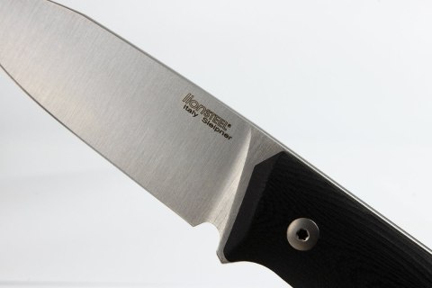 Nóż LionSteel Bushcraft G10 Black, Satin Blade (B35 GBK)