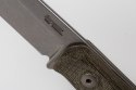 Nóż LionSteel Bushcraft Green Micarta, Stone Washed Sleipner by Molletta (B41 CVG)