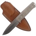 Nóż LionSteel Bushcraft Micarta Green, Stone Washed (B40 CVG)