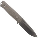 Nóż LionSteel Bushcraft Micarta Green, Stone Washed (B40 CVG)